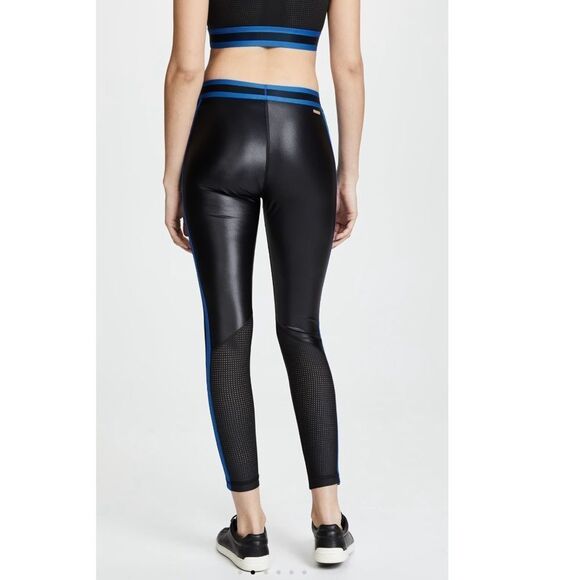 NWT ALALA Varsity Mesh Detailed Shiny Leggings - Picture 7 of 9